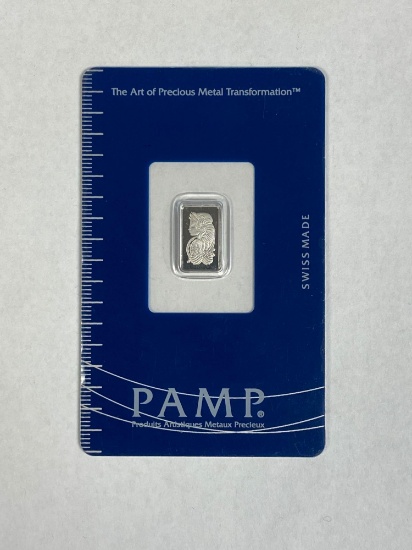 1 Gram Palladium PAMP Suisse Carded