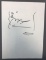Hand Drawn and Signed Sketch by Peter Max