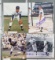 Group of 4 signed Chicago Cubs photographs