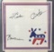 Signed by 3 Presidents Democratic Cocktail Party Napkin with COA