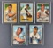 Group of 5 1951 and 1952 Series Baseball Picture Cards
