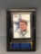 Signed Jimmy Johnson Dallas Cowboys Football Card in Plaque