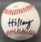 Signed Hillary Clinton Baseball with COA