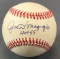Signed Joe DiMaggio HOF/55 Baseball with COA