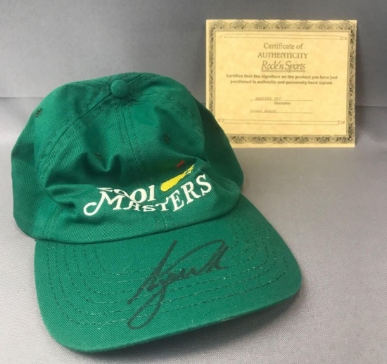 Signed Tiger Woods Masters Cap with COA