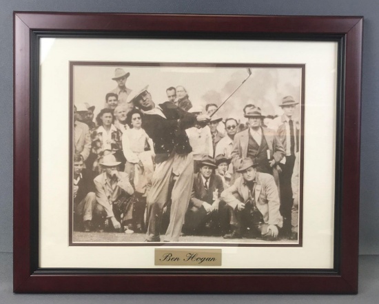 Ben Hogan Vintage Framed Photo