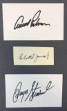 Group of 3 Golf Legends Autographs with COA