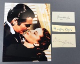 Grouping of Autographs from Gone with the Wind Cast & Photograph
