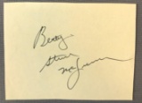 Autograph of Steve McQueen