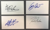 Grouping of 4 Music Legend Autographs