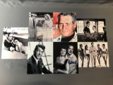 Group of 7 Hollywood Legends Facsimile Signature Photographs