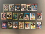 Group of 20 1980s Baseball Stars Trading Cards