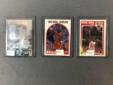Group of 3 Michael Jordan Basketball Trading Cards