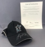 Signed Miguel Cabrera Miami Marlins Baseball Cap