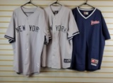 Group of 3 New York Yankees jerseys/shirts