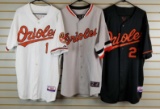 Group of 3 Baltimore Orioles jerseys