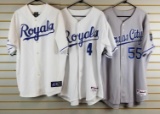 Group of 3 Kansas City Royals jerseys