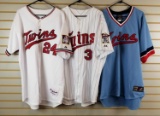 Group of 3 Minnesota Twins jerseys