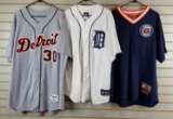 Group of 3 Detroit Tigers jerseys