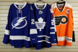 Group of 3 NHL jerseys