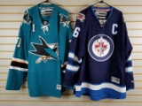 2 NHL jerseys