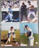 Group of 13 signed New York Mets photographs