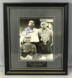 The Honeymooners Signed Jackie Gleason and Art Carney Framed Photo with COA