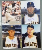 Group of 13 signed Pittsburgh Pirates photographs