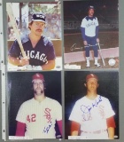 Group of 12 signed Chicago White Sox photographs