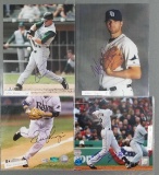 Group of 10 signed Tampa Bay Rays photographs