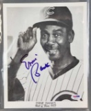 Chicago Cubs Signed Ernie Banks photograph