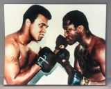 Signed Muhammad Ali and Joe Frazier Photo with COA