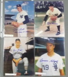 Group of 13 signed New York Yankees photographs