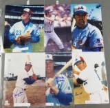 Group of 15 signed Montreal Expos photographs