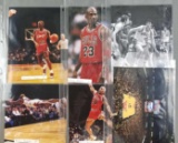 Group of 6 NBA Chicago Bulls photographs
