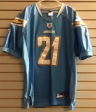 Signed LaDainian Tomlinson San Diego Chargers Game Model Jersey with COA