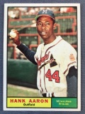 Hank Aaron 1961 Topps Baseball Card