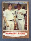 Mickey Mantle/Willie Mays 1962 Topps Baseball Card