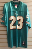 Signed Ron Brown #23 Miami Dolphins Game Model Jersey with COA