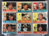 Binder of 1960 Topps Baseball Cards