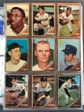 Binder of 1962 Topps Baseball Cards