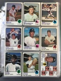 Binder of 1973 Topps Baseball Cards