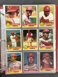 Binder of 1976 Topps Baseball Cards