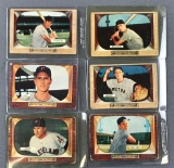 Group of 6 1950s Baseball Cards