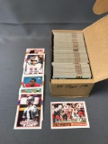 Box of 1989 Topps Football Cards