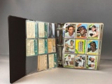 Binder of Vintage Topps Baseball Cards