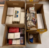 Group of boxes assorted MLB trading cards and more