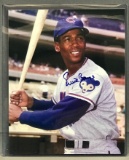 Signed Ernie Banks Cubs Photograph