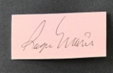 Autograph of Roger Maris Yankees and Photograph