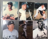 Group of 6 Baseball Legend Photographs